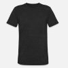 Custom Mens Black White Grey Navy T-Shirts - Design Unisex Tri-Blend Tee-Shirt