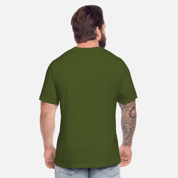 Custom Mens Black White Grey Navy T-Shirts - Design Unisex Jersey T-Shirt by Bella Tee-Shirt