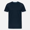 Custom Mens Black White Grey Navy T-Shirts - Design Premium Tee Shirts Organic Tee-Shirt