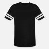 Custom Mens Black White Grey Navy T-Shirts - Design Football Tee Shirts