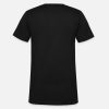 Custom Mens Black White Grey Navy T-Shirts - Design V-Neck by Canvas Tee Shirts