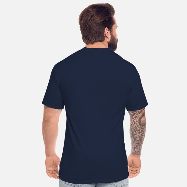 Custom Mens Black White Grey Navy T-Shirts - Design Tall Round Neck Tee Shirts