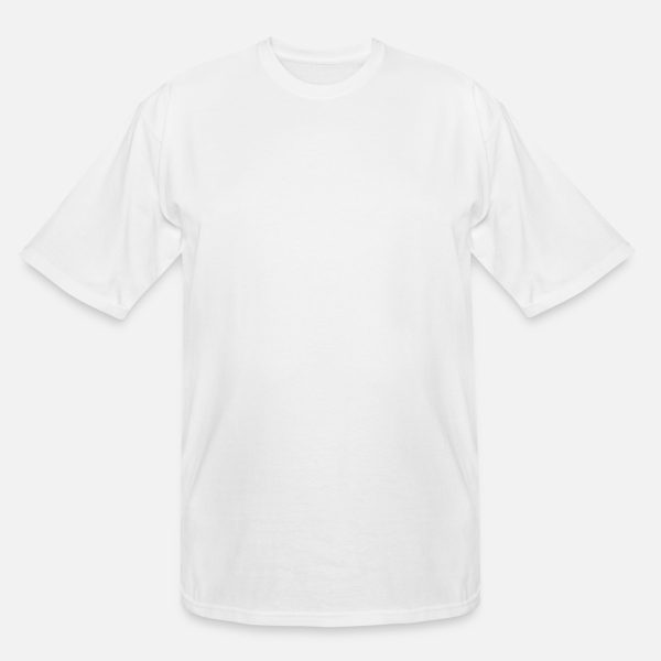 Custom Mens Black White Grey Navy T-Shirts - Design Tall Round Neck Tee Shirts
