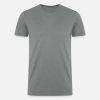 Custom Mens Black White Grey Navy T-Shirts - Design Tri-Blend Organic Tee Shirts