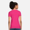 Custom Womens Red Pink Purple T-Shirts - Design Short Sleeve Crew Neck Tee Shirts